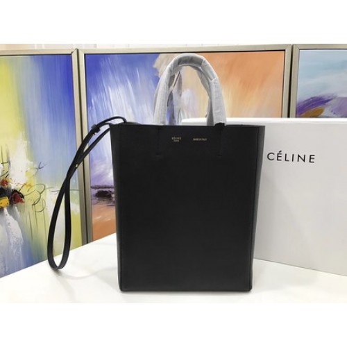 Celine Cabas Phantom Borse in pelle originale C3365 nero