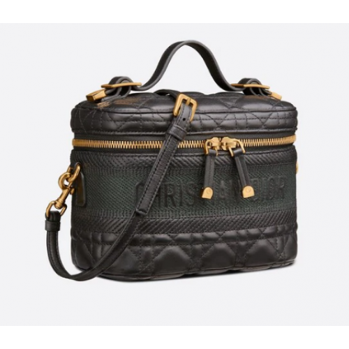 VALIGIA DIOR DIORTRAVEL PICCOLA Pelle di agnello Cannage S5488U nera