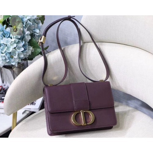 BORSA DIOR 30 MONTAIGNE IN VITELLO M9203 Claret