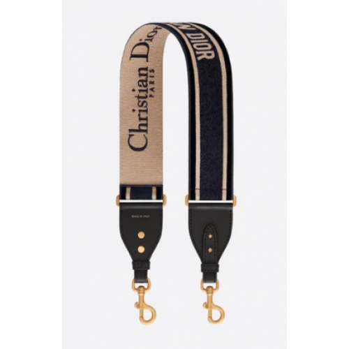 TRACOLLA Dior Oblique in velluto ricamato S8540CWVR-2 Blu