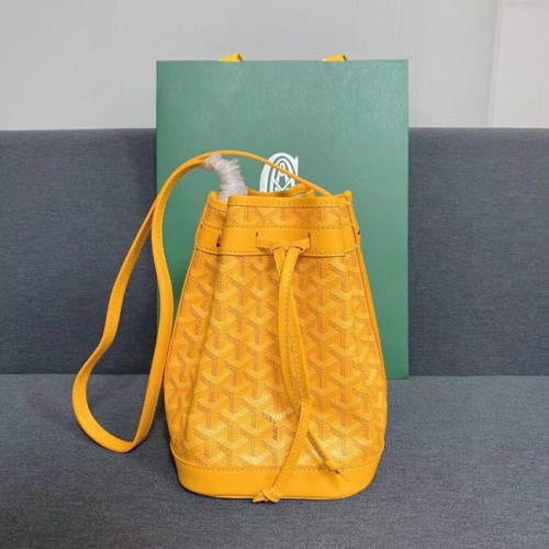 Borsa Goyard petit flot con coulisse G6959 gialla