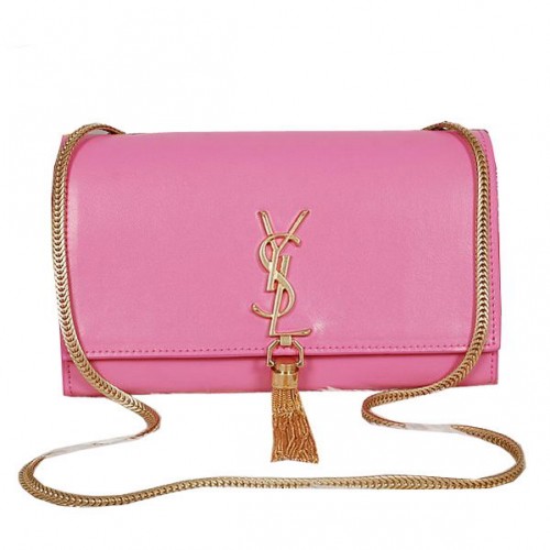 Borsa a tracolla a tracolla con monogramma Yves Saint Laurent Y7130 rosa